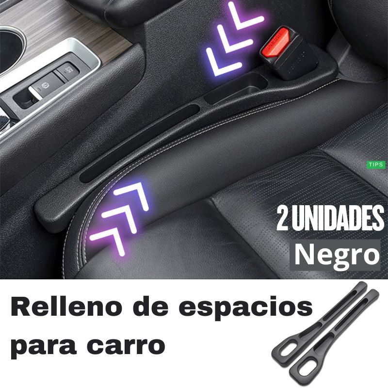 Relleno de espacios para coche color Negro X2