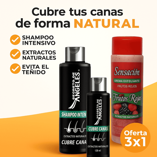 Promo 3x1 Shampoo + Colágeno Activador + Crema Exfoliante